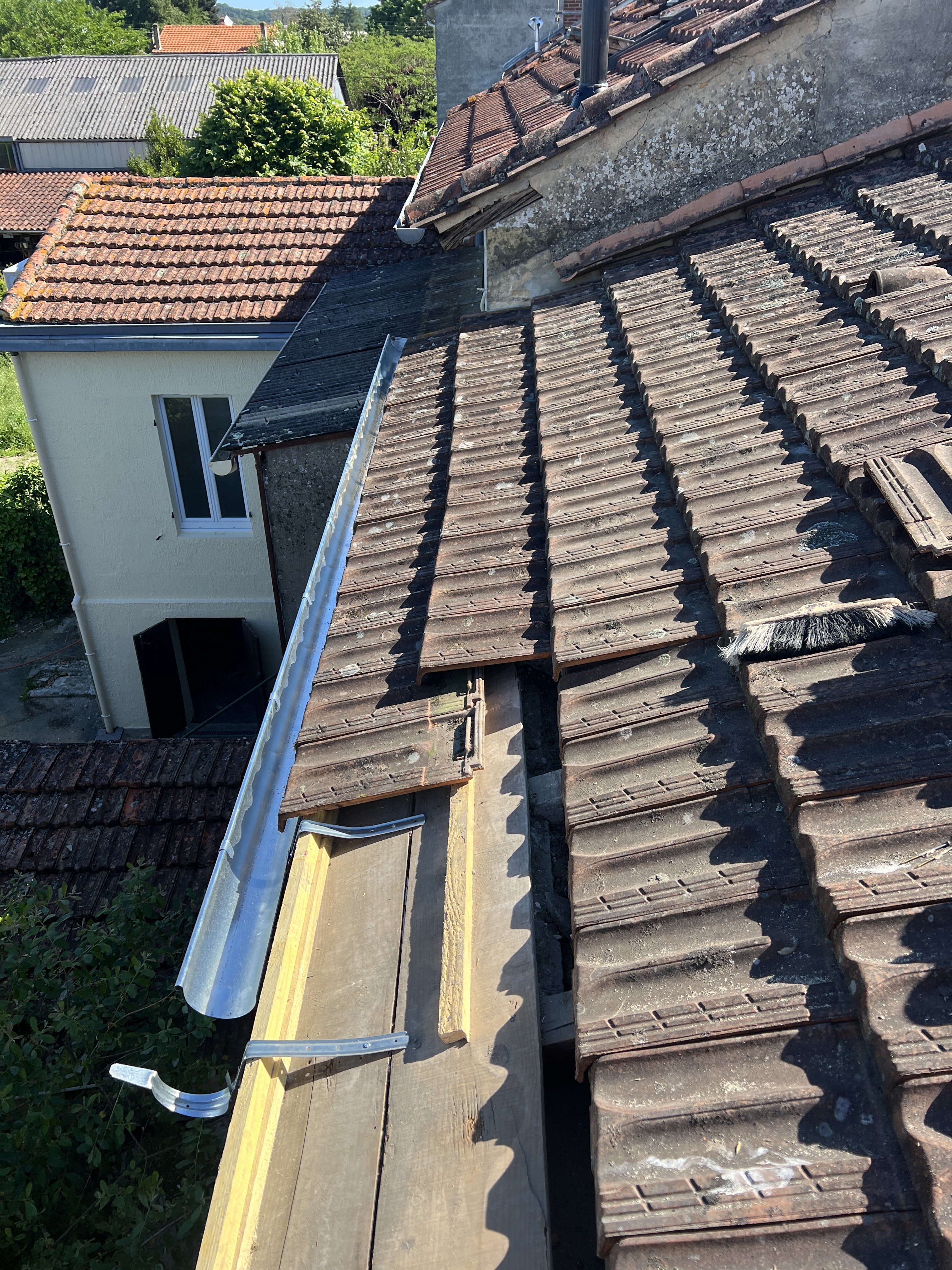 Zinguerie chéneau zinc rénovation Bergerac